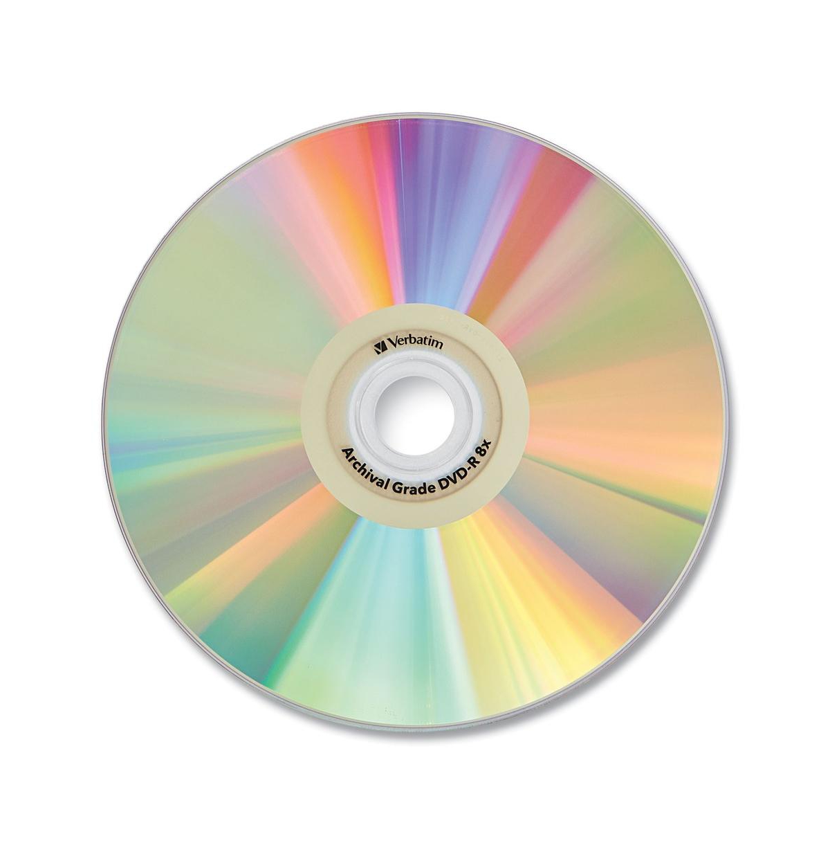 Verbatim 95355 4.7 Gb 16x Spindle UltraLife Gold Archival Grade Dvd-r - Gold (50/Pack