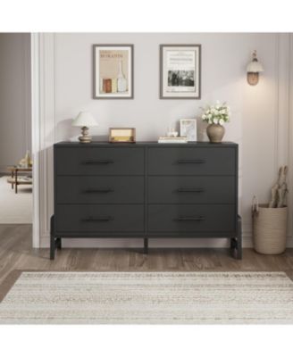 52 6 Dresser for Bedroom, in Wide Drawer with Large Storage Space