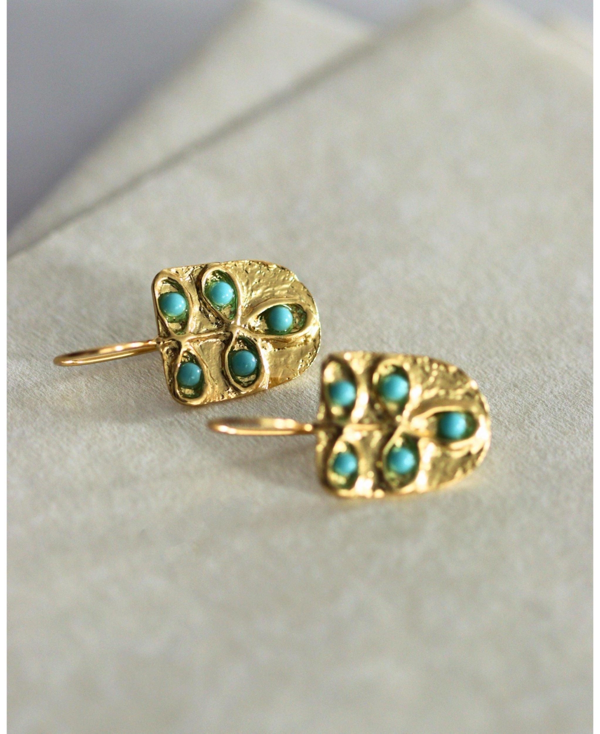 Ottoman Hands Vera Drop Earrings