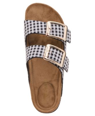 Bodie Buckle Footbed Slide Sandals
