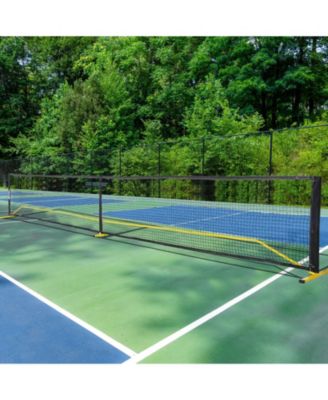 22FT Portable Pickleball Net System, Regulation Size Weather-Resistant Frame with Carrying Bag