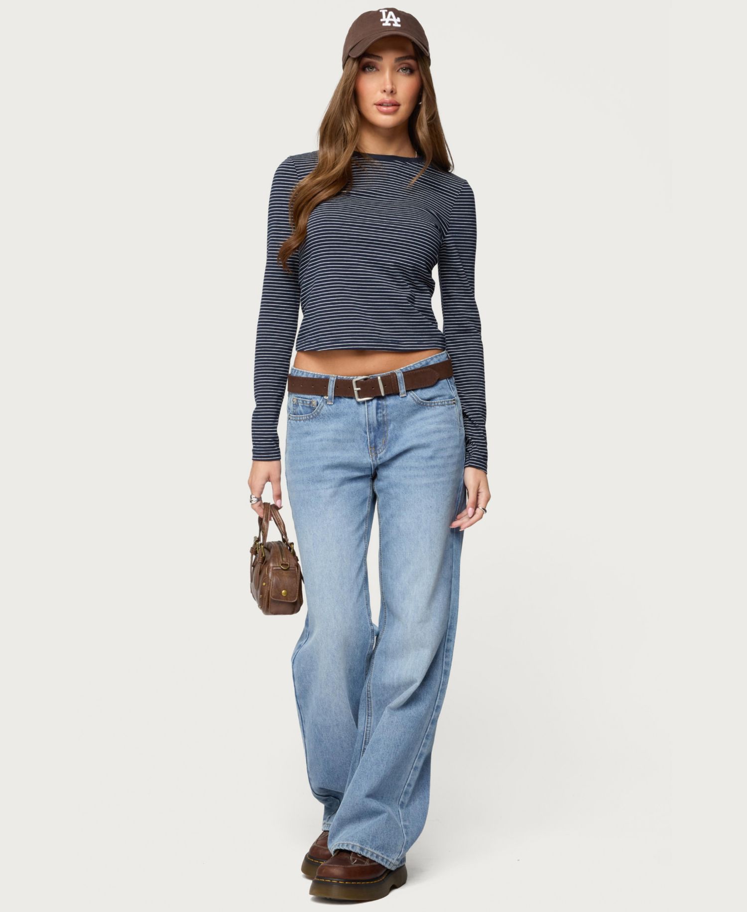 Women's Brianna Striped Long Sleeve T Shirt
