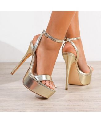 Women's Genever Stiletto Heeled Platform Sandals