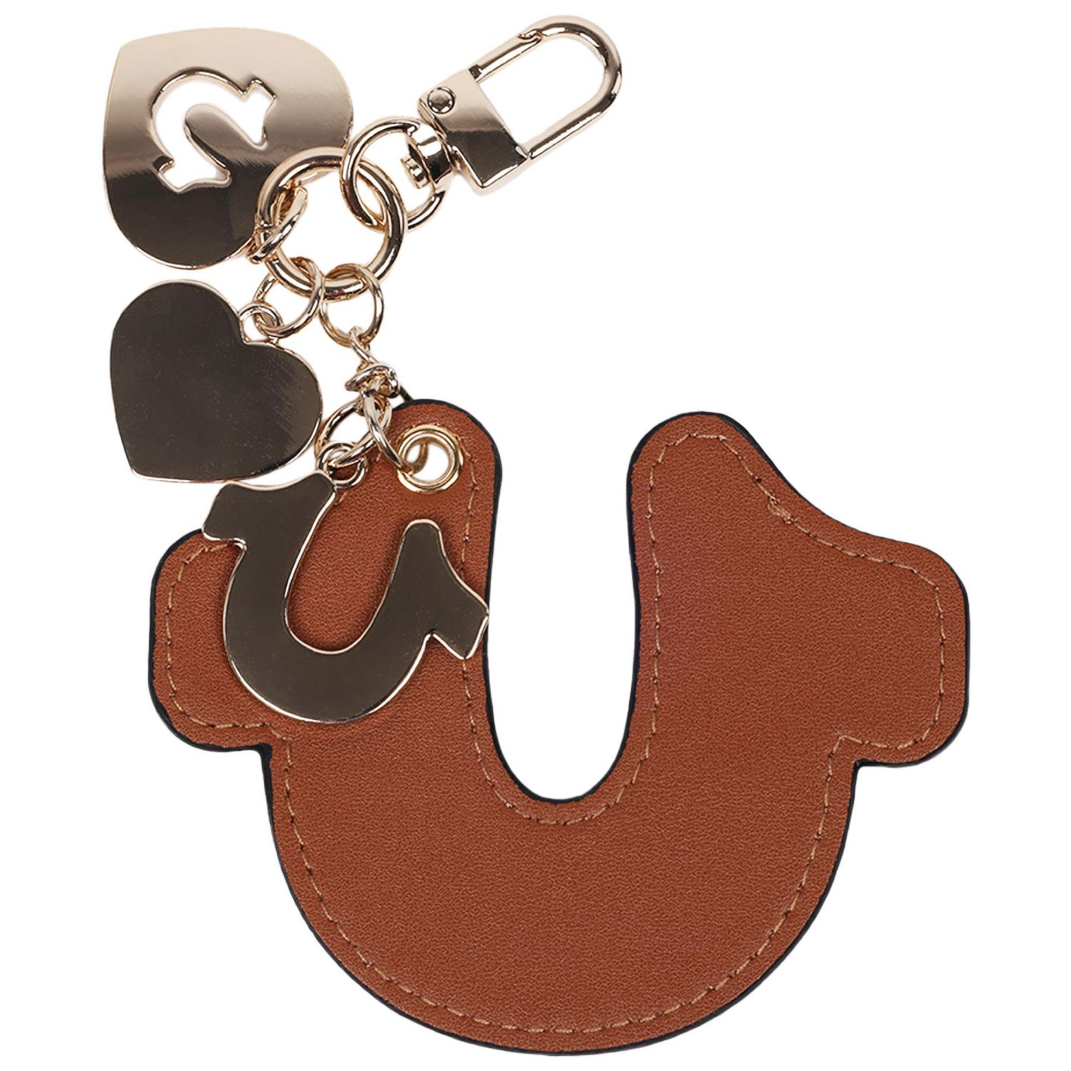Embossed Horseshoe Bag Charm