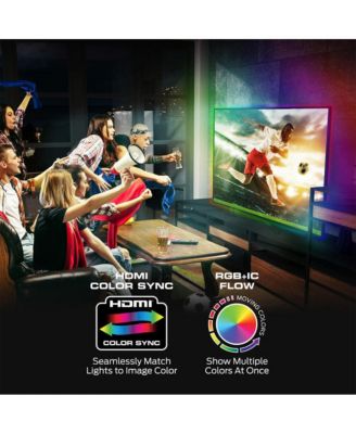 Smart Lighting HDMI Color Sync LED Strip for TVs Up to 85 Inches