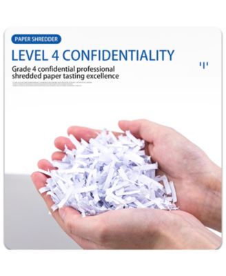 19-Sheet Cross Cut Paper Shredder, Heavy Duty 7.93 Gallon Ultra Quiet Shredder