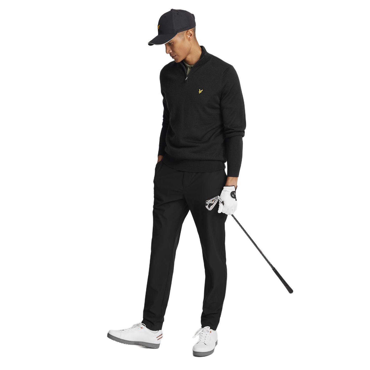 Men's Golf Quarter Zip Merino Sweater