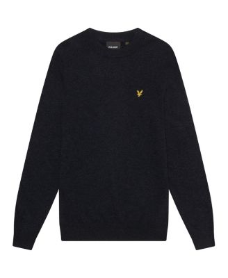 Men's Lambswool Blend Crew Neck Sweater