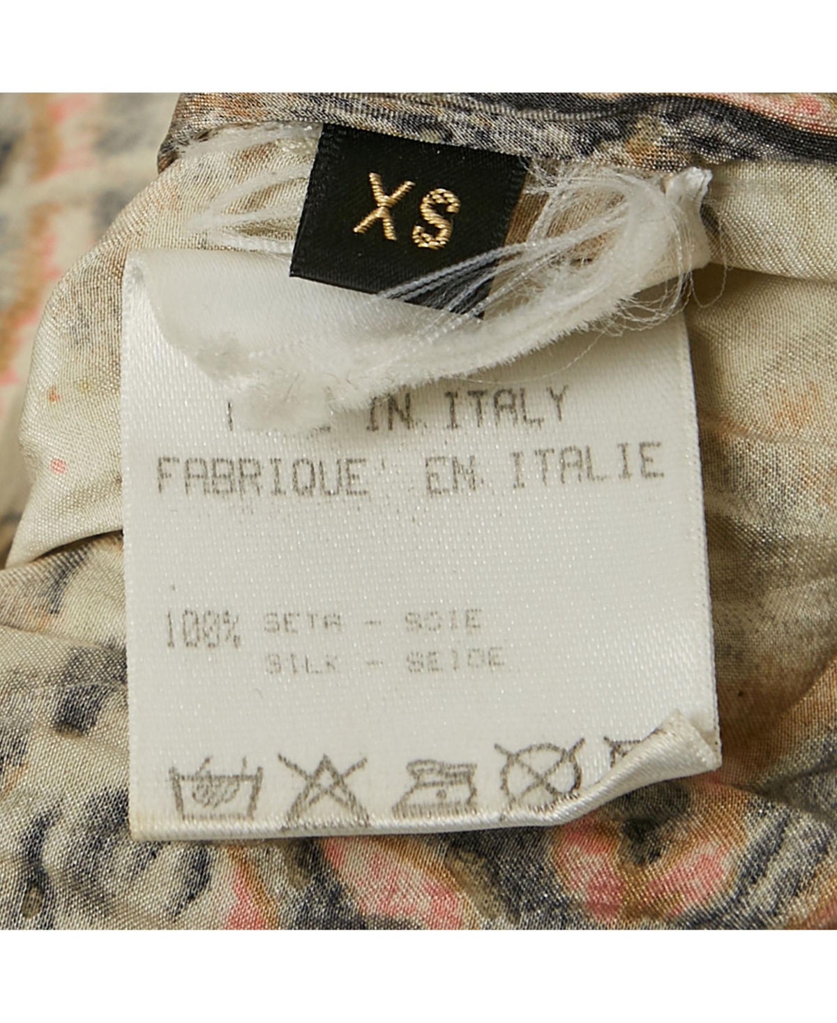 Pre-Owned Roberto Cavalli Women's Multicolor Printed Silk Shirt