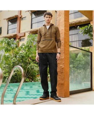 Men's Olive Brown Utility-Hike Jacket