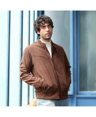 Men's Chocolate Brown Corduroy Rider Jacket