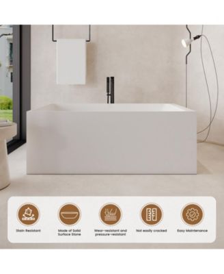 Freestanding Engineered Stone Bathtub