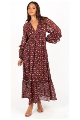 Women's Evian Long Sleeve Maxi Dress
