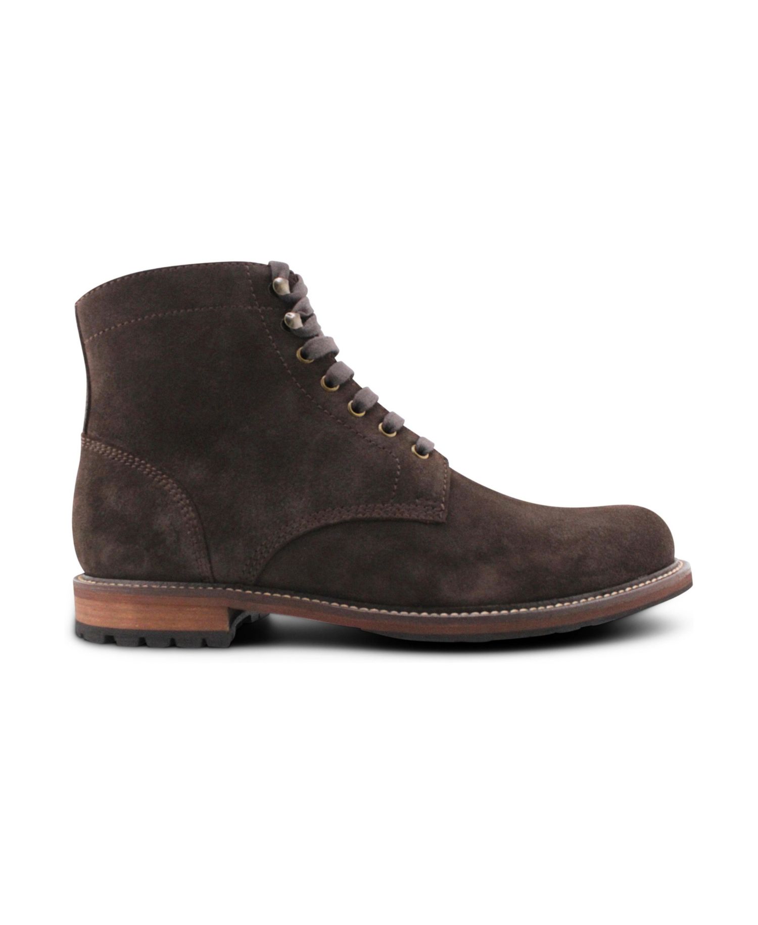Men's Men s Axel Vintage Plain Toe Lace Up Boots