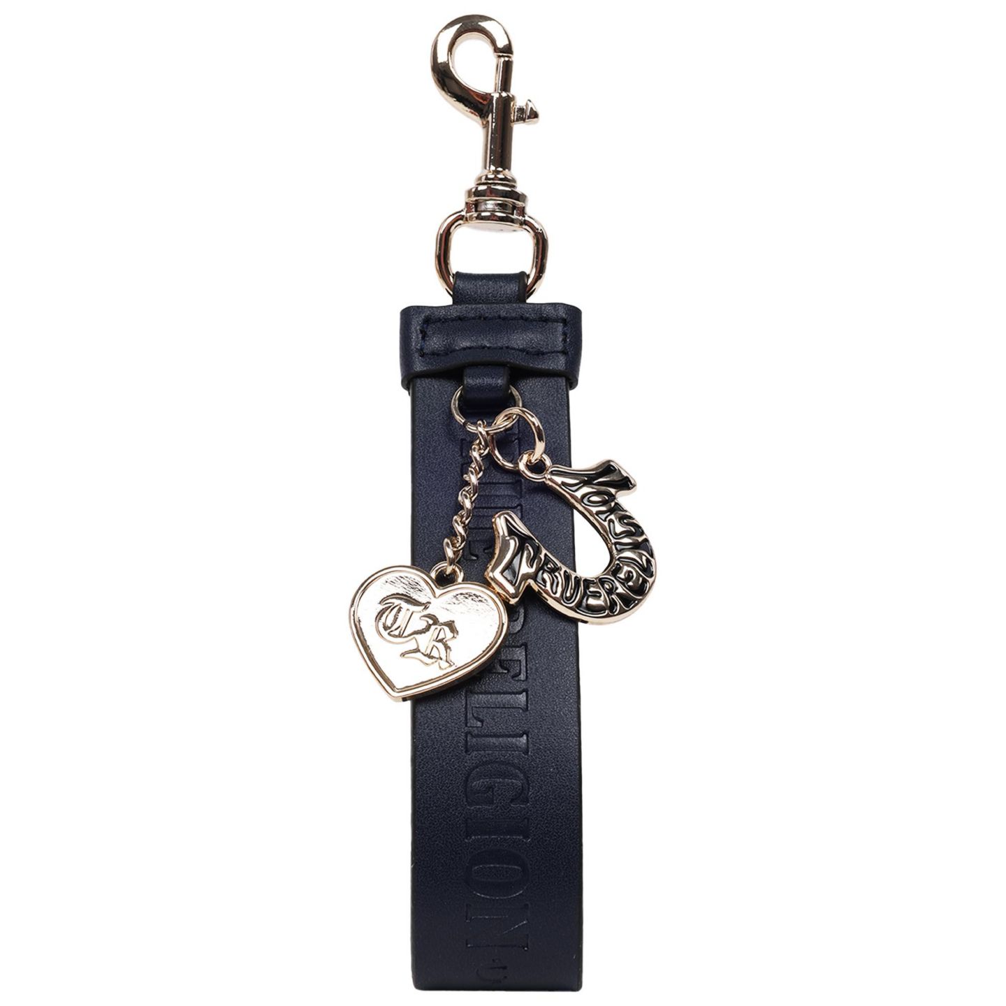 Женский брелок True Religion Bag Charm Keychain, цвет: Тёмно-синий — фото 1