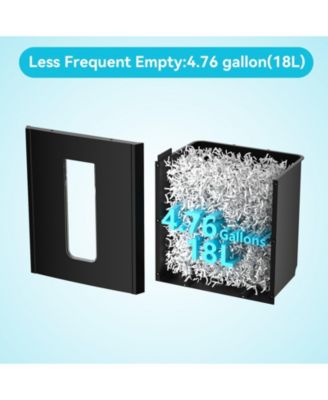 15-Sheet Cross Cut Paper Shredder, 4.76 Gallon Heavy Duty Ultra Quiet Shredder