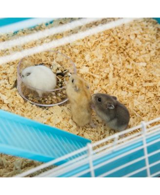 23" 5-Tier Hamster Cage with Wheel and Water Bottle,