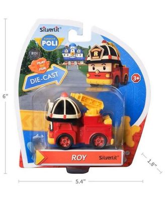 Die-Cast Metal Emergency Rescue Fire Truck - Roy | Early Learning Gift for Kids, Vehicle Learning & Role Play