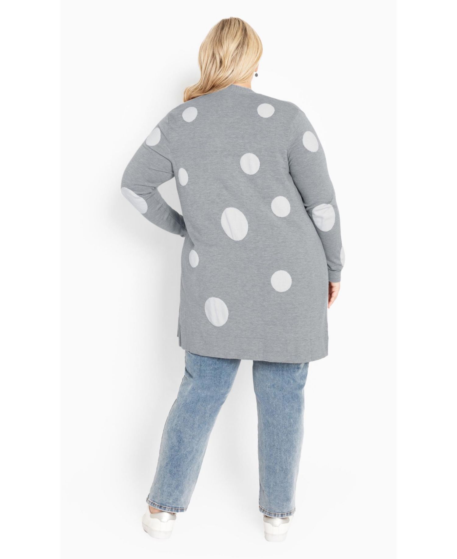 Women's Plus Size Spot It Cardigan
