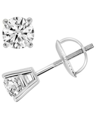 Macy's - Diamond Stud Earrings (1 ct. t.w.) in 14k White Gold