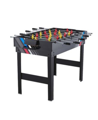 4-in-1 Combo Game Table, 48" Air Hockey, Pool, Foosball and Ping Pong Multi-Game Table for Family Game Rooms