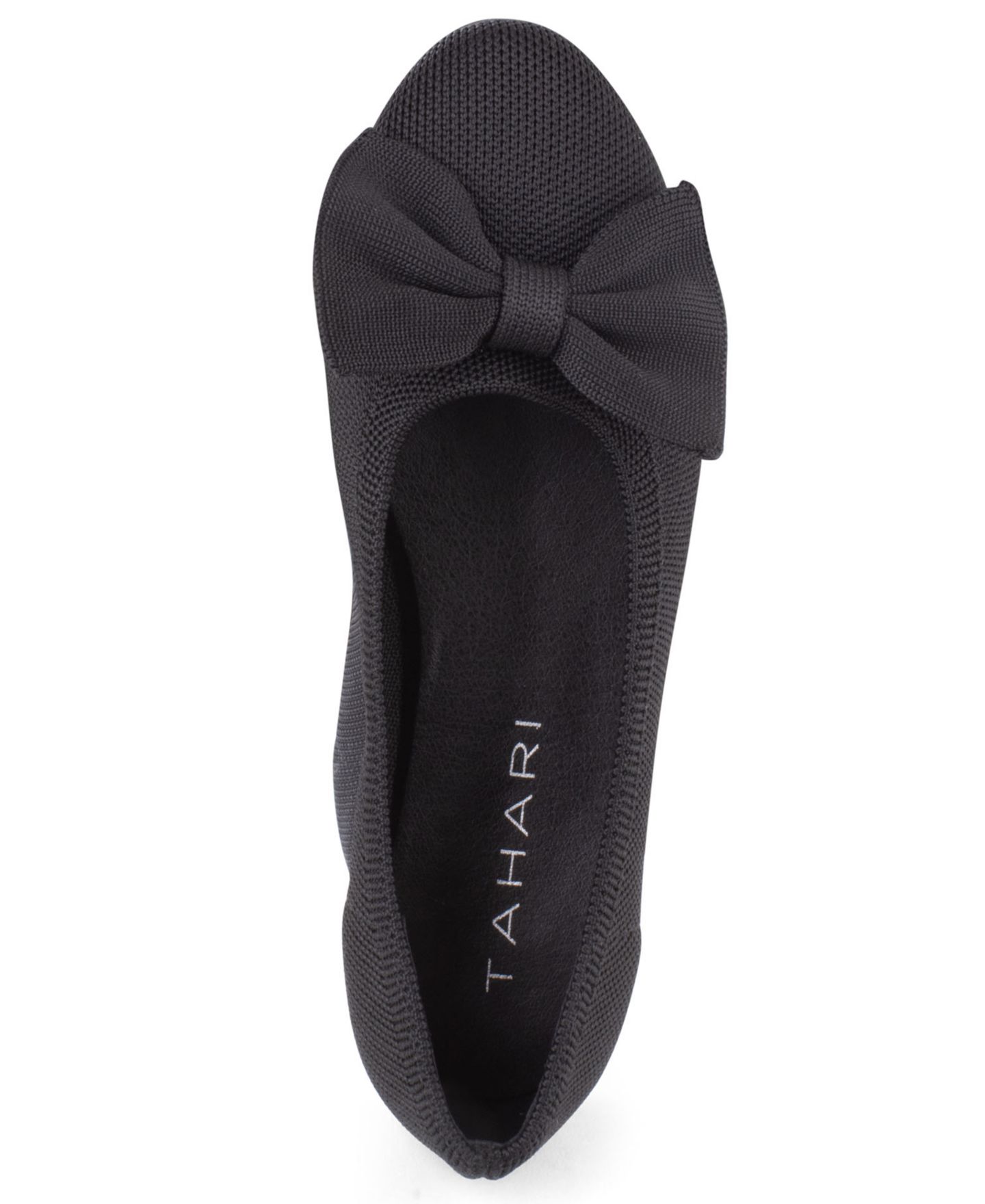 Женские балетки Tahari Casablanca Slip-On Ballet Flats, цвет: Чёрный — фото 4