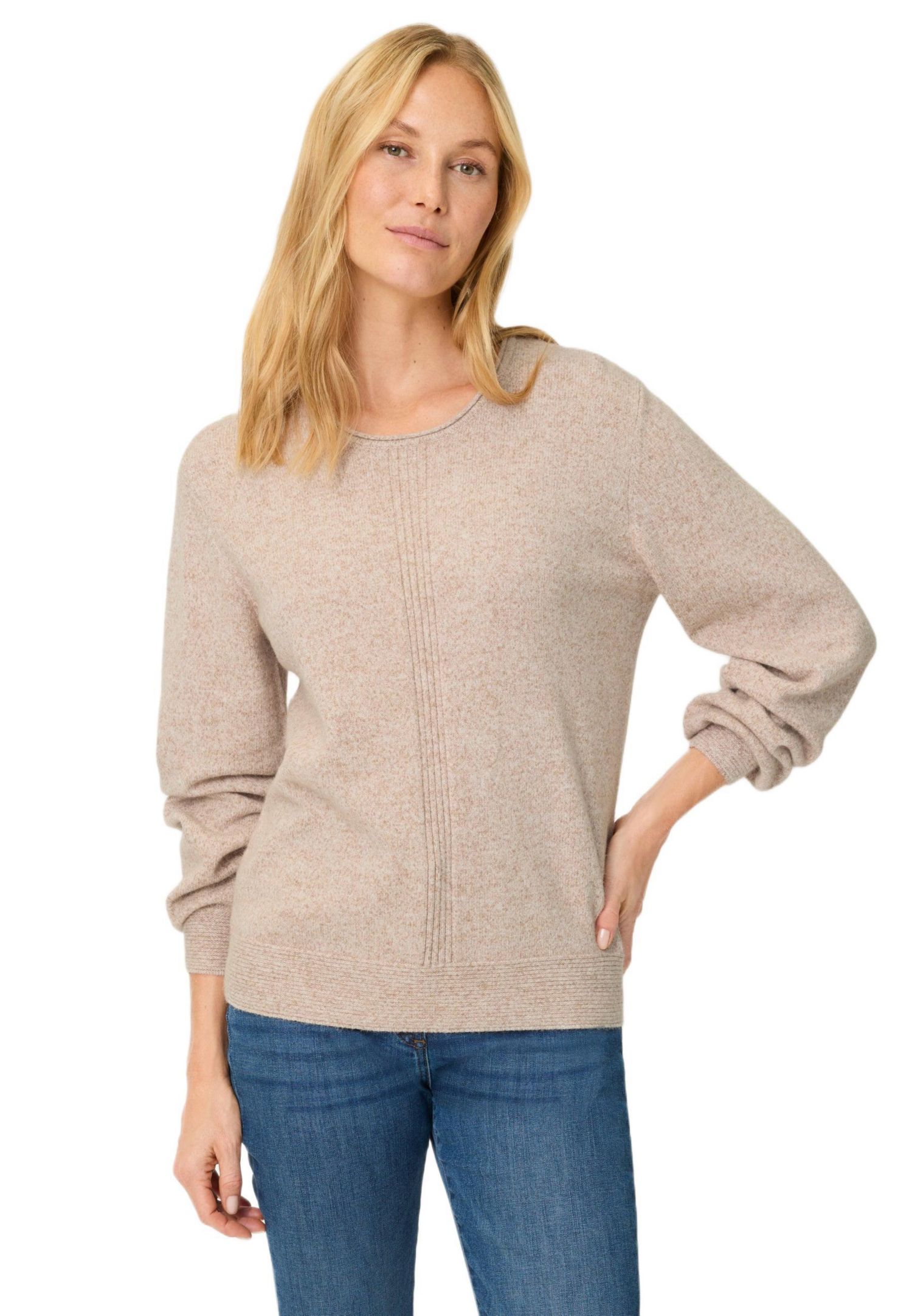 Women's Melange Knit Sweater