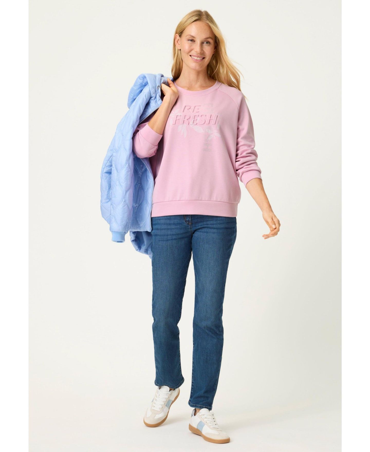 Женский топ Olsen Refresh Jersey Top, цвет: Пионовый розовый — фото 5