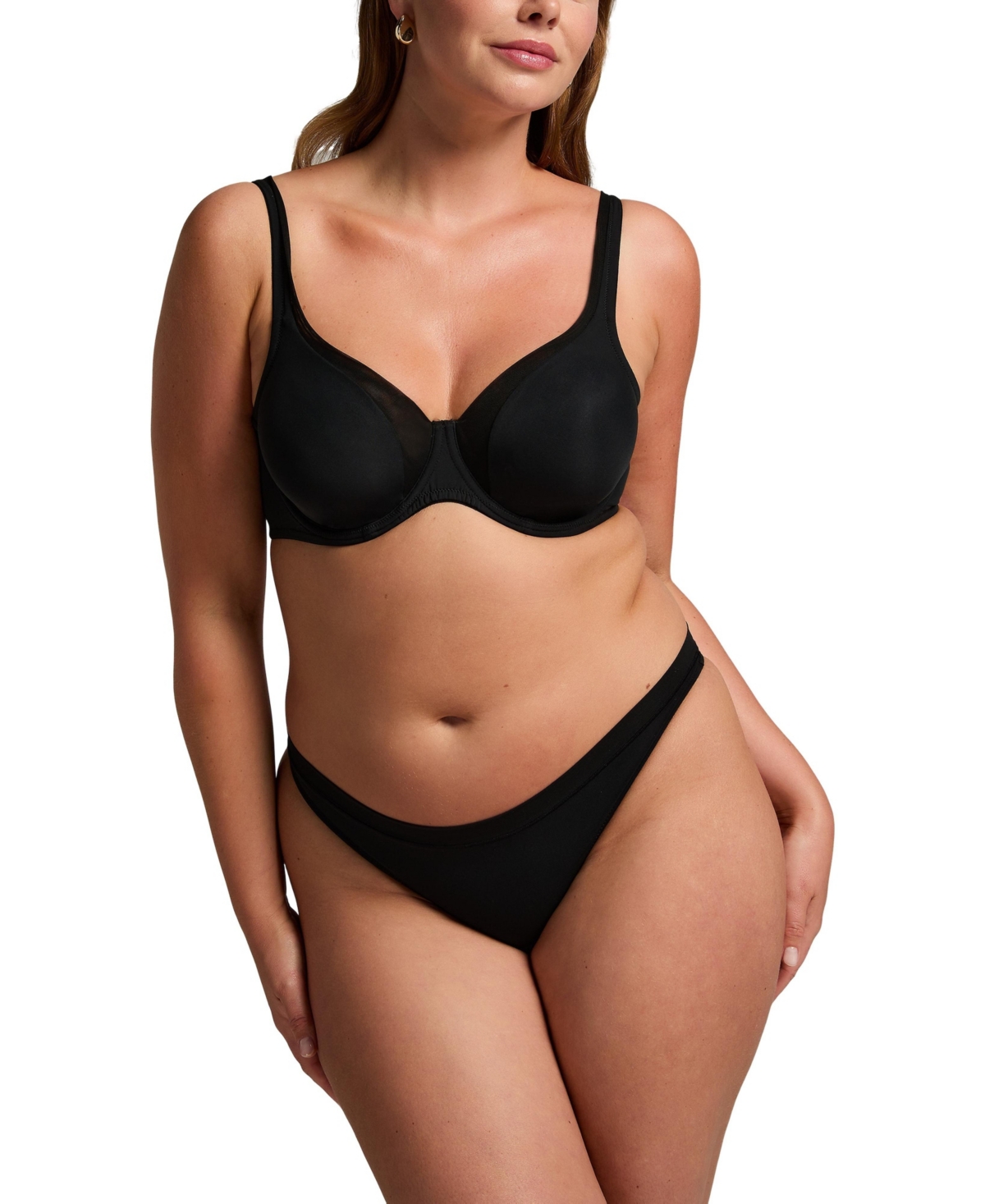 Hunkemoller Women's Mesh non-padded underwired bra