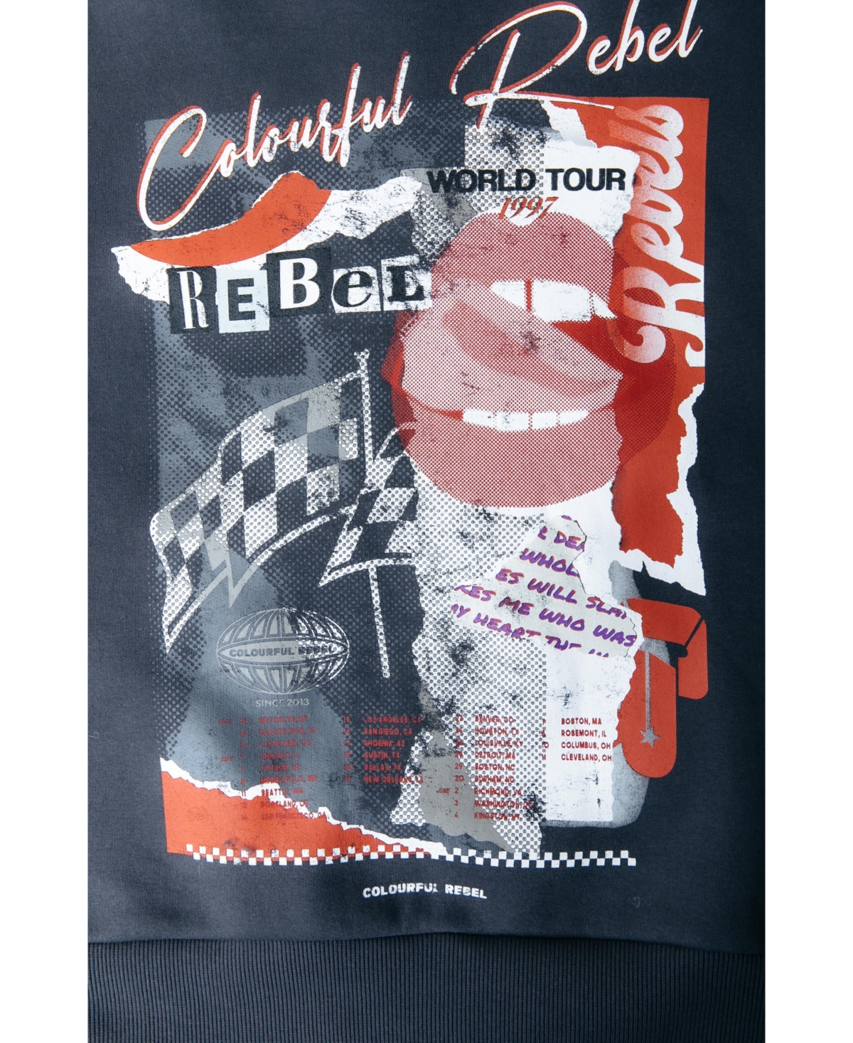 Colourful Rebel Women's Collage Relaxed Sweat