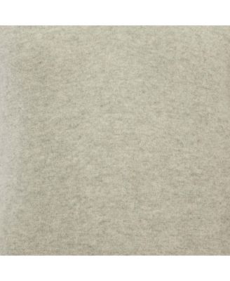 Men's Grey Knit V-Neck Sweater