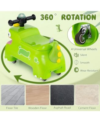 Toddler Ride On Toy Car With Lights Sounds And Under Seat Storage