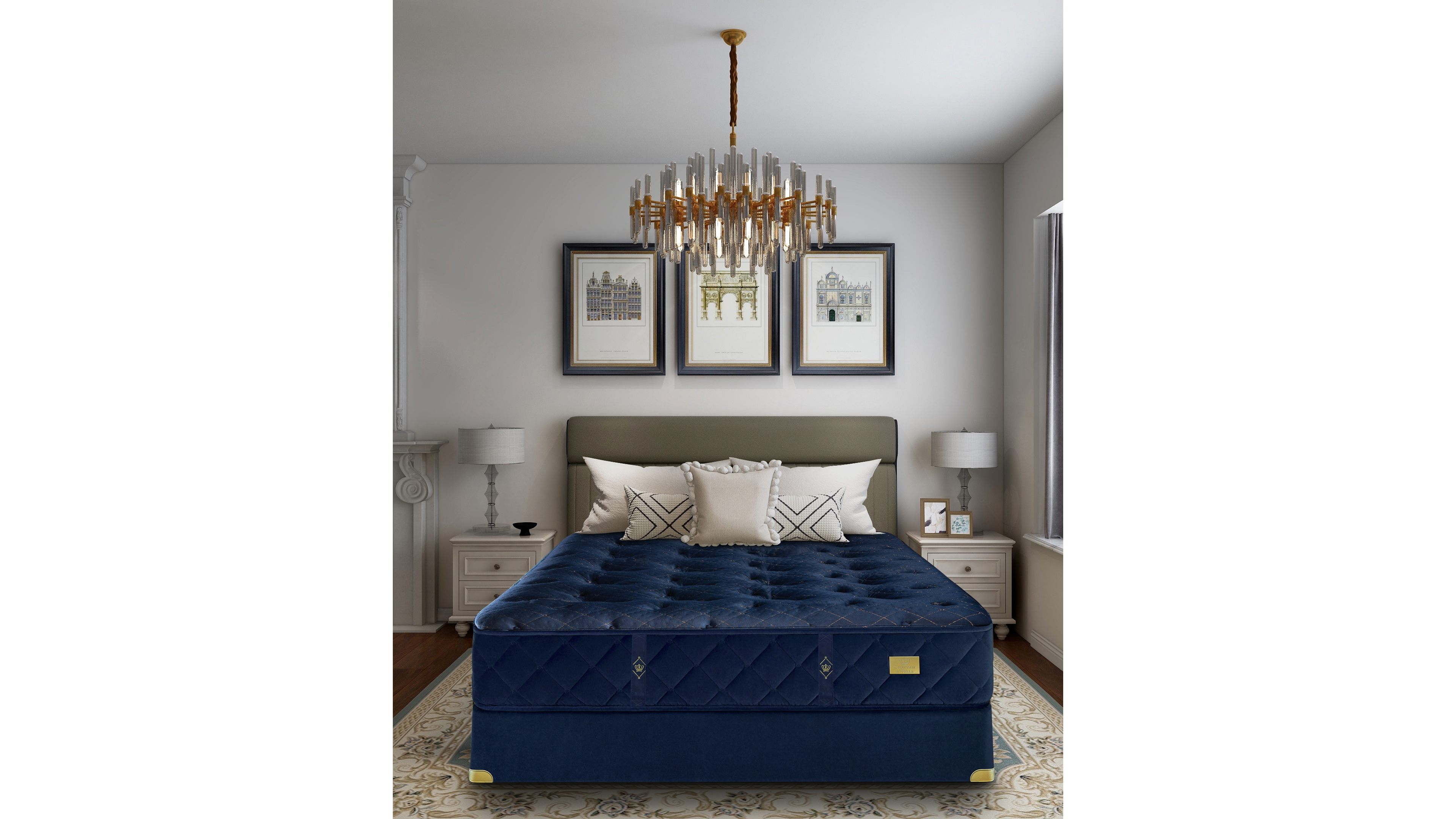 Spring Air Palermo 13" Firm Tight Top Mattress, Twin