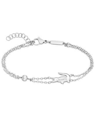 Women's Crocodile Double Chain Bracelet