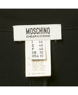 Women's Cheap And Chic Black Crepe Ruche Detail Trousers