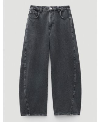 Women's Bree Horseshoe Barrel Leg Jeans