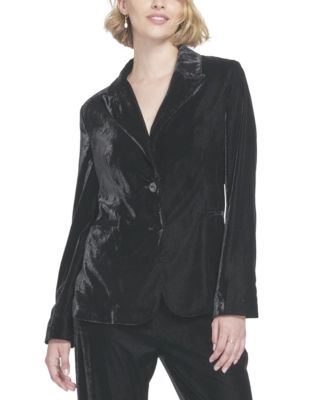 Women's Velvet Blazer Jacket