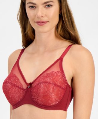 Women's Retro Chic Full-Figure Underwire Bra 855186, Up To J Cup
