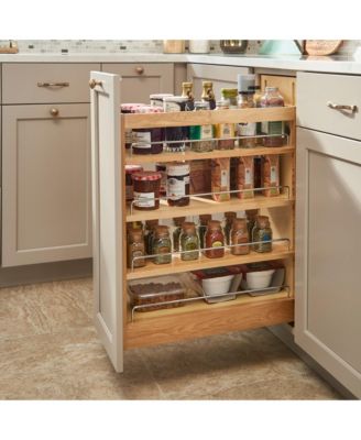 7.25'' Pullout Kitchen Cabinet Organizer Soft-close, 448-BCSC-6C