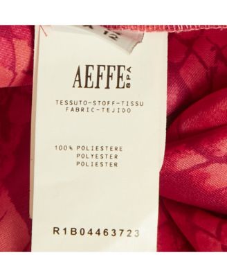 Women's Cheap And Chic Red Printed Satin Sleeveless Short Dress