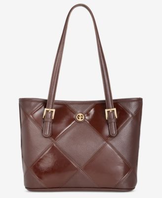 Large Quilted Tulip Tote, Exclusively at Macy's 