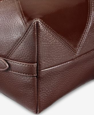 Pieced Soft Shoulder Bag, Exclusively at Macy's 
