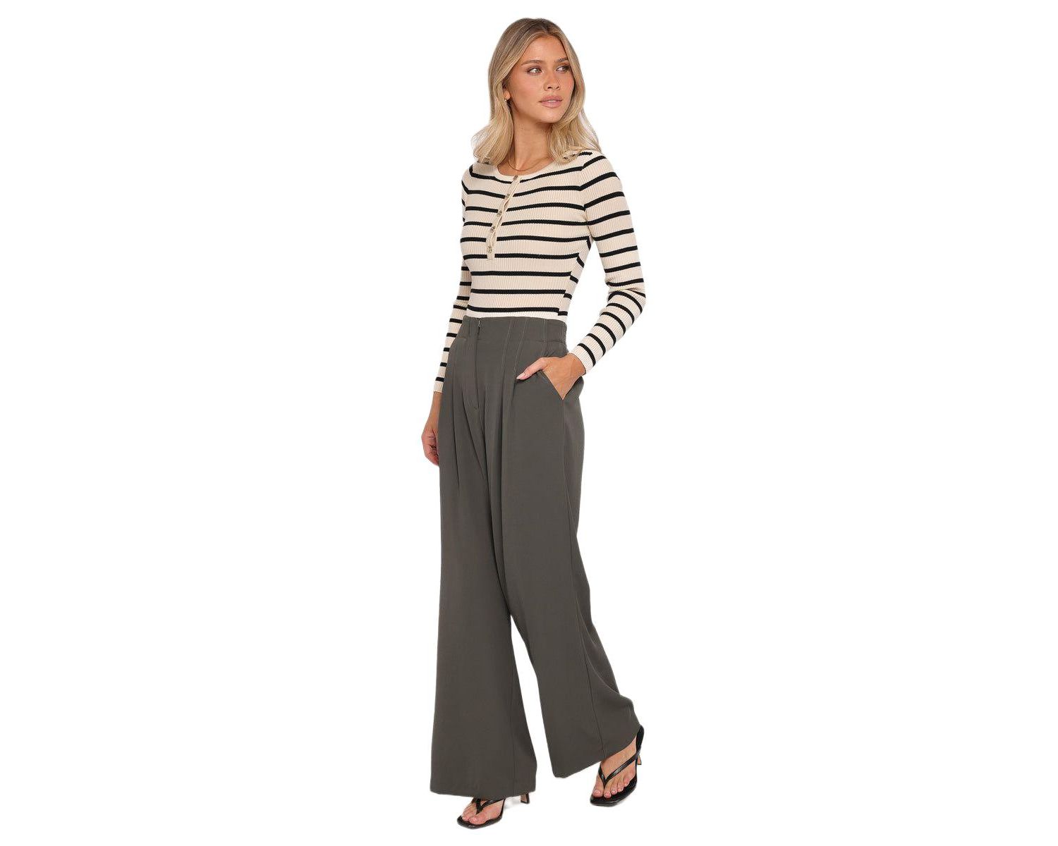 Women's Hayden Pleated Wide Leg Pant
