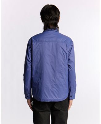 Men's Long Sleeve Collared Insulated Overshirt