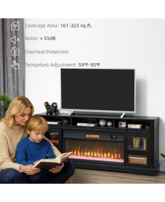 Modern Electric Fireplace TV Sd for TVs Up to 80 Inches,