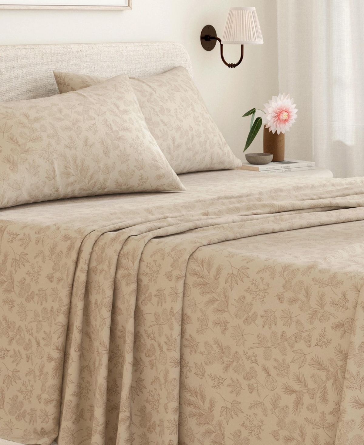 Linery & Co. Ultra-Soft Turkish Cotton Flannel Lodge Print Sheet Set