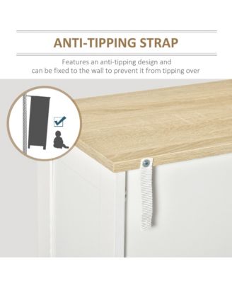 32" Wooden Kitchen Storage Buffet Server Sideboard Table Cabinet,