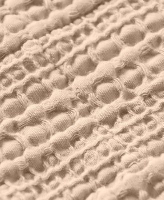 3-Pc. 100% Cotton Honeycomb Waffle Garment Washed Quilt Set