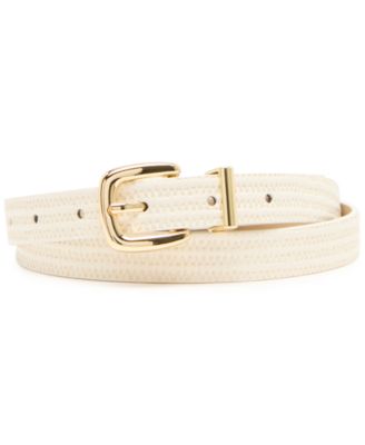 Women's Faux Suede 3-Pc Wide Reversible Belt