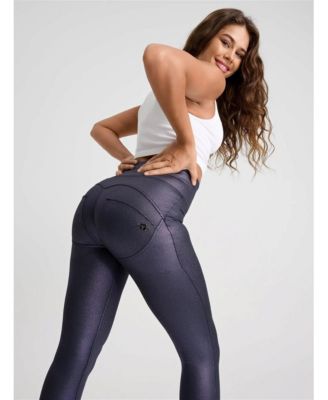 Women's Metallic High-Rise Sculpting Skinny Pants